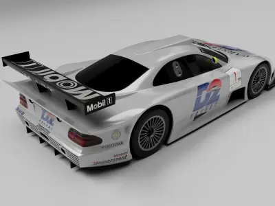 Mercedes-Benz CLK GTR 3D model