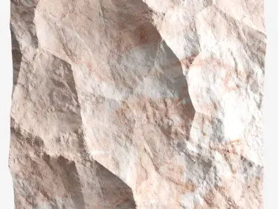 387-RockPanel piece of rock 3D model