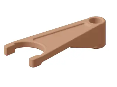 Plastic Tractor Gear Shift Fork Toy 3D model