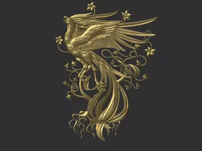 phoenix 3D print model