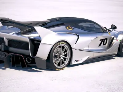 Ferrari FXX K Evo 2018 3D model