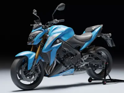 Suzuki GSX R 1000 2018 Low-poly 3D model