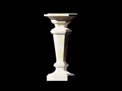 Majestic Pedestal  Low-poly 3D model