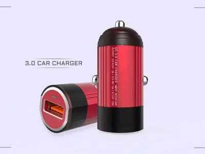     Car charger 3d model Low-poly 3D model