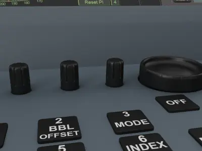 Furuno Ship Radar 3D model