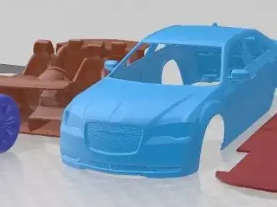 Chrysler 300 2015 Printable Car  3D print model