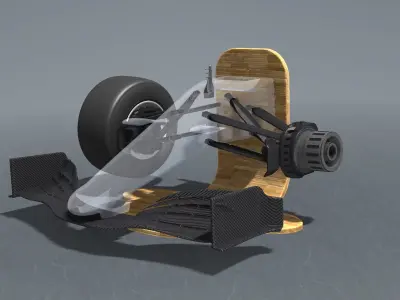 Formula 1 Front end for 3D Print and assembly - 20 PARTS 3D print model