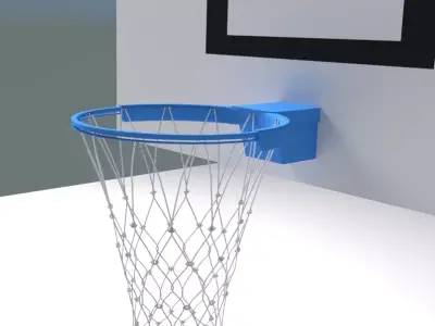 Basketball Hoop 3D model 3D model