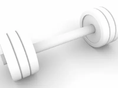 Dumbbell Gym Equipment FREE Free low-poly 3D model