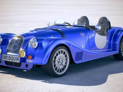 Morgan Plus 8 50th Anniversary 2018 3D model