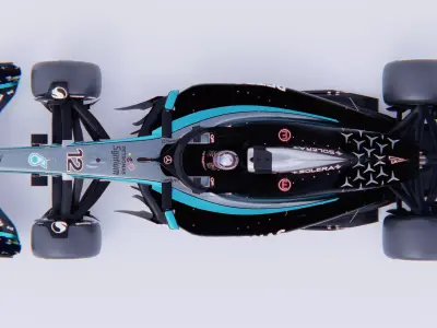 Mercedes W16  2025 3D model