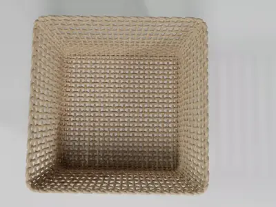 WICKER BASKET06 3D model