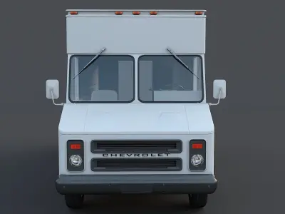 Chevrolet P30 Step Van 1991  Low-poly 3D model