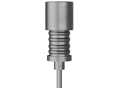 VALVE stainless steel syringe adapter 3D model