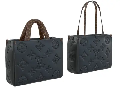  Louis Vuitton Onthego GM Puffer Low-poly 3D model