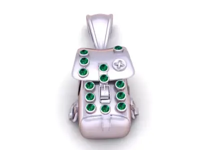 Backpack Pendant  3D Printable Model 3D print model