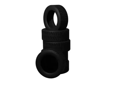 Car Tires Free 3D model