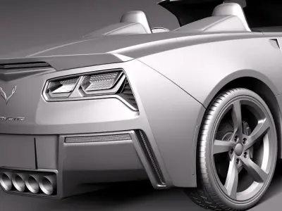 Chevrolet Corvette C7 Stingray Convertible 2014 3D model