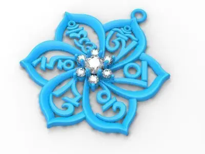 OM pendant 3D print model purchase