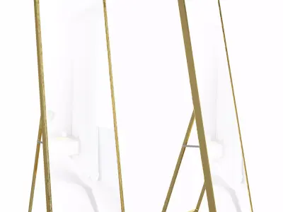 Loeffler Modern - Contemporary Full Length Mirror 3D model
