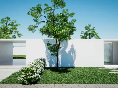 ParkwayHome CGI  Low-poly 3D model