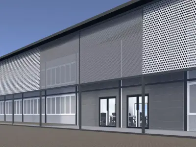 Mini office 25zz03 3D model