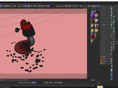 Snake Year IP Cute Q-version Snake Chinese Zodiac Snake 3D model