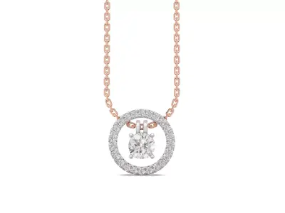 Dangling Pointer Diamond Pendant 3D print model