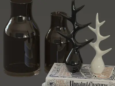 Decorative set vinga home 3D model