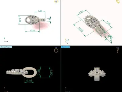 Men Bracelet 3D print model purchase