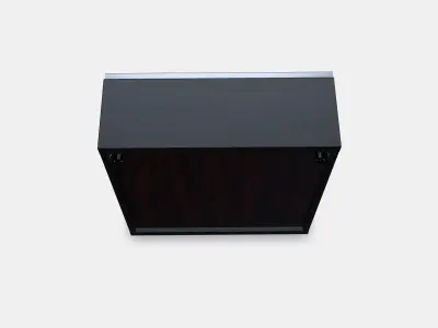 BESTA Shelf unit with glass door 21 Low-poly 3D model