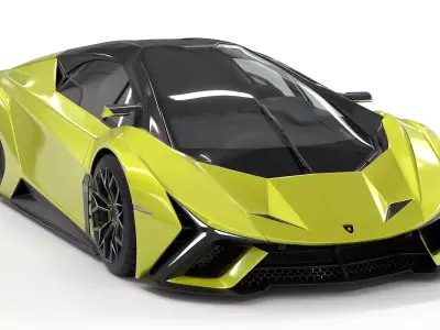Lamborghini Auro PL Low-poly 3D model