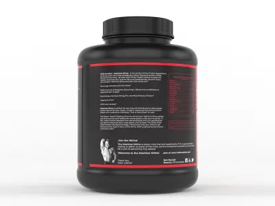 Protein Powder 3D model 136