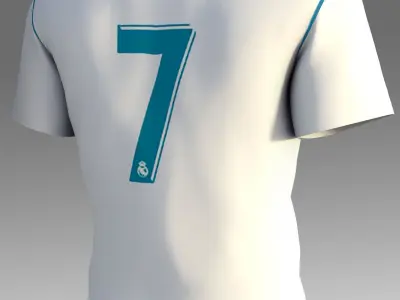 T-Shirt Real Madrid 3D model