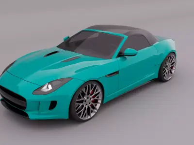 JAGUAR F-typer 3D model 3D model