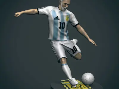 Lionel Messi 3D Printable 5 3D print model