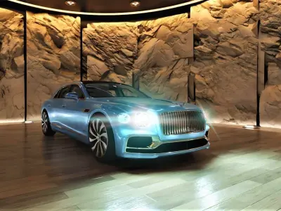 Bentley Flying Spur 2020 Ultra High Detailed 3D Model 3D model