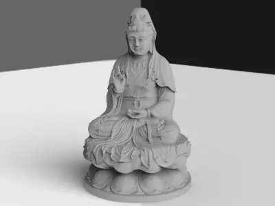 buddha 03 3D print model