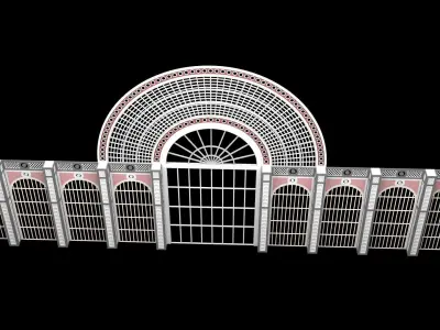 Metal Structure Arch 3D model