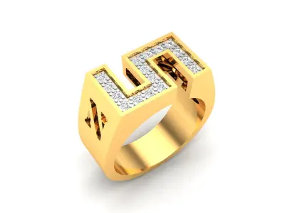 Women ring 3dm stl fbx obj render details 3D print model purchase