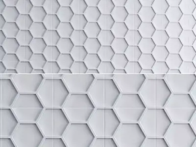 Pannello 3D wall panel 3d model Low-poly 3D model