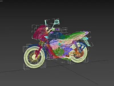 Bajaj Pulsar 150 Low-poly 3D model