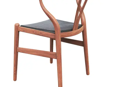 Wishbone Sandalye  3d model Low-poly 3D model