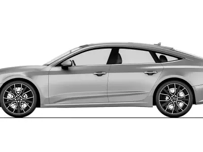 Audi S7 Sportback 2020 3D model