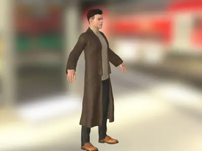 John Belford Low-poly 3D model