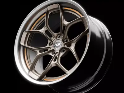 DL05-M  High Poly Alloy Car Rim for Renders and Visualization 3D model