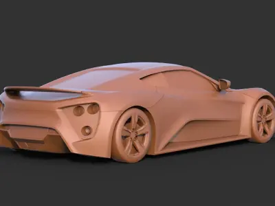 Zenvo ST1 3D print model