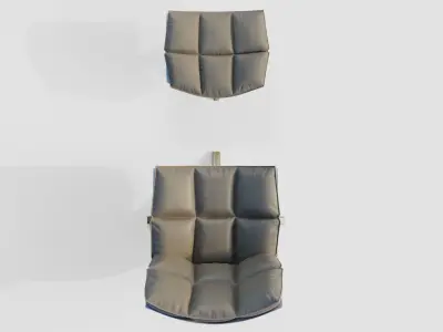 Husk Armchair and DIY 3D model