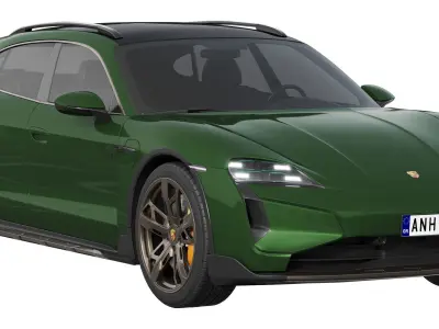 Porsche Taycan Turbo Cross Turismo 2024 3D model