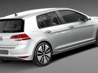 Volkswagen e-Golf 2015 3D model